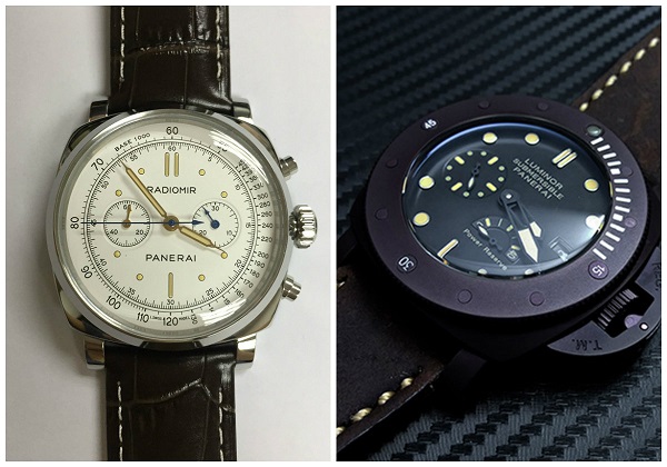 Panerai Radiomir 1940 & Panerai Luminor sommergibile